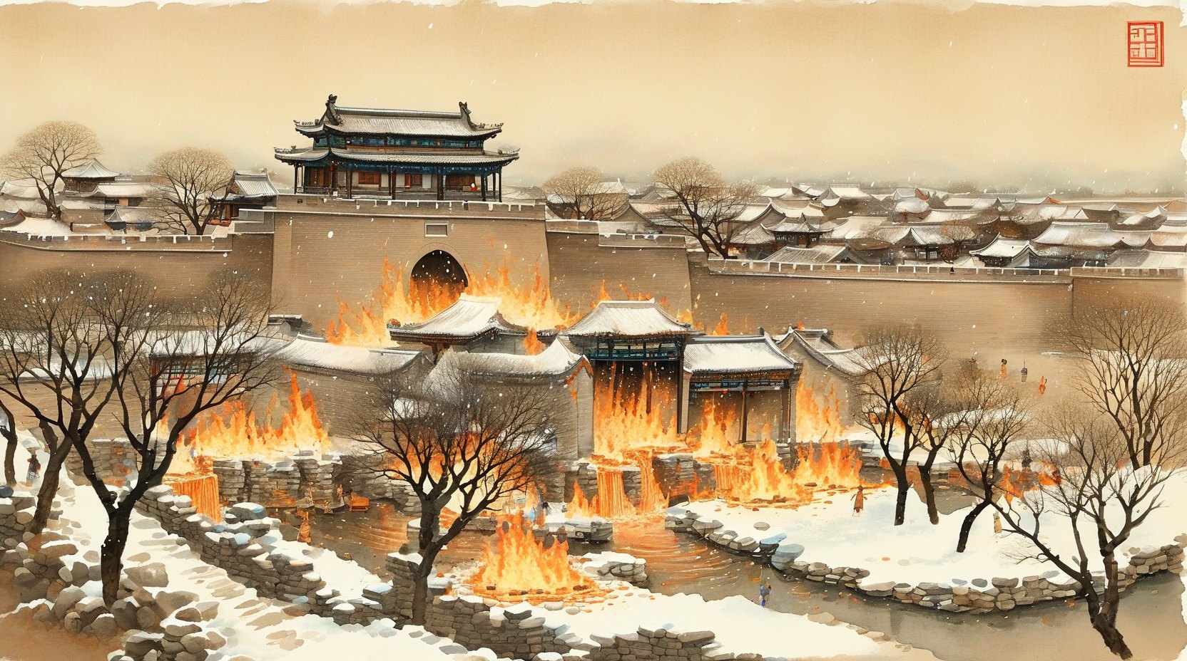 蔚县打树花之俗