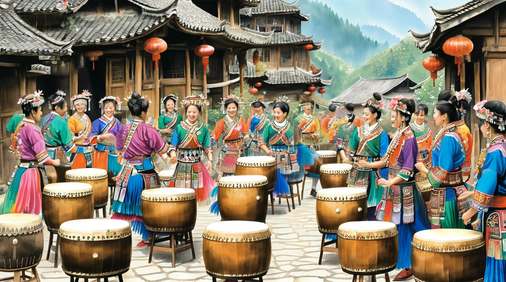 湘西苗鼓之俗