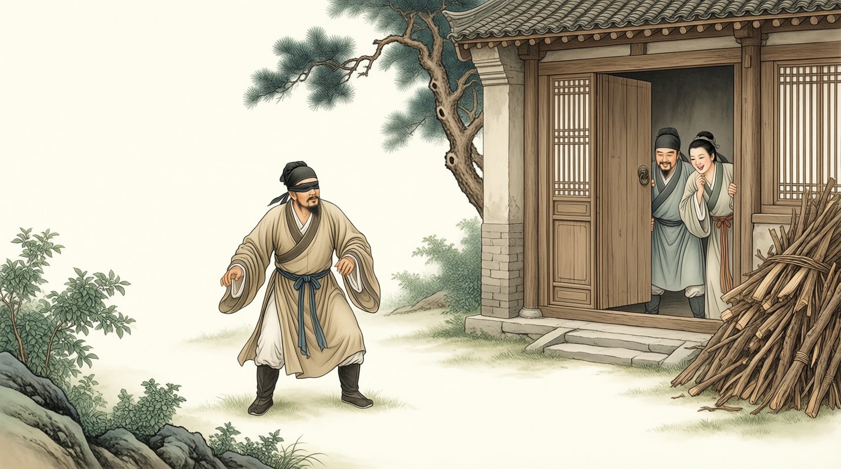 捉迷藏与摸瞎