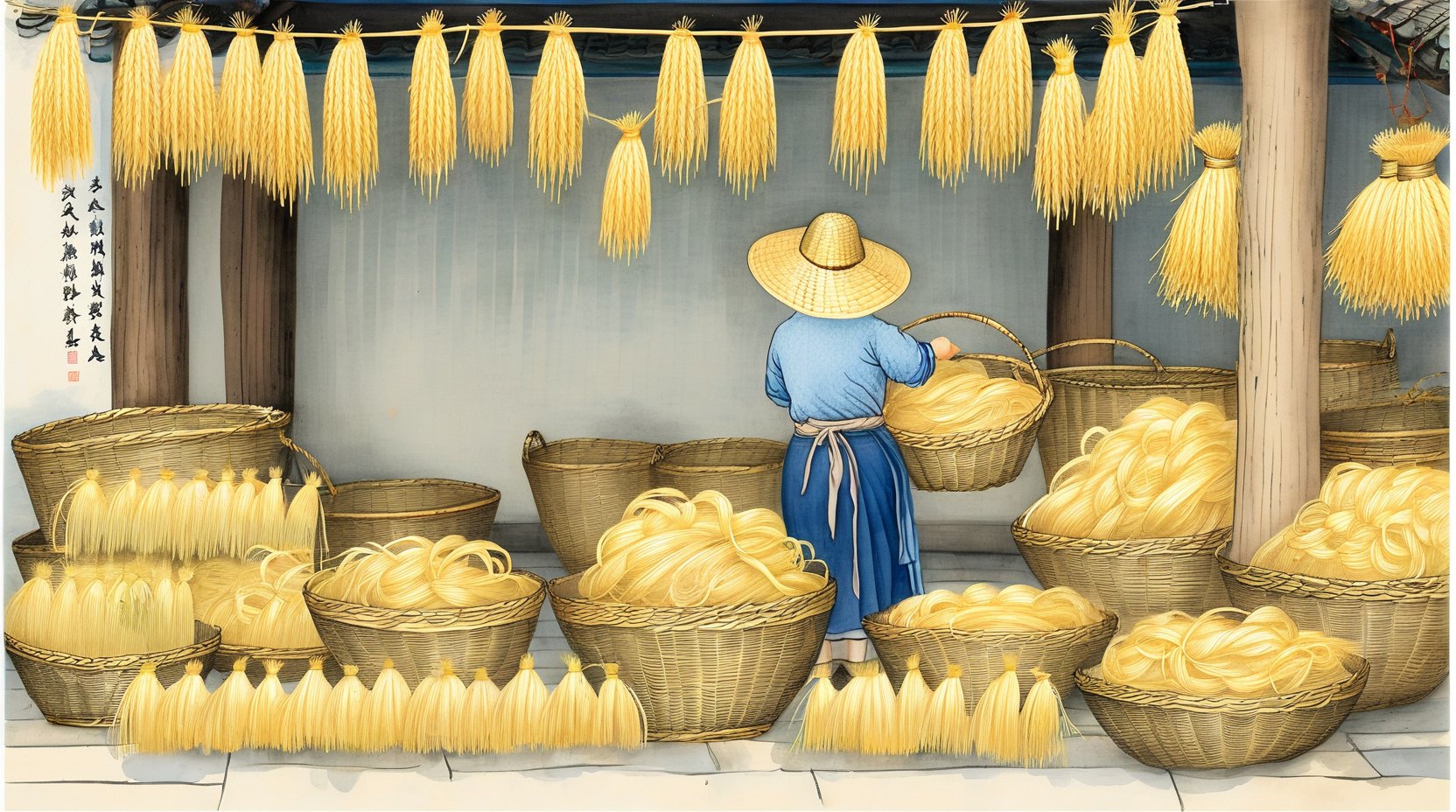 草编与麦秸