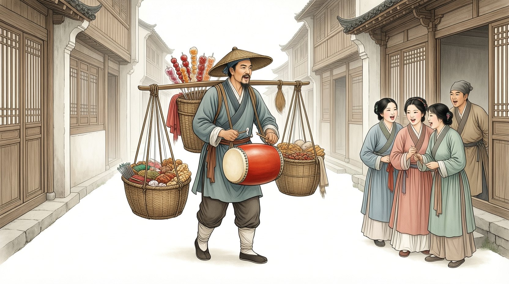叫卖与货郎