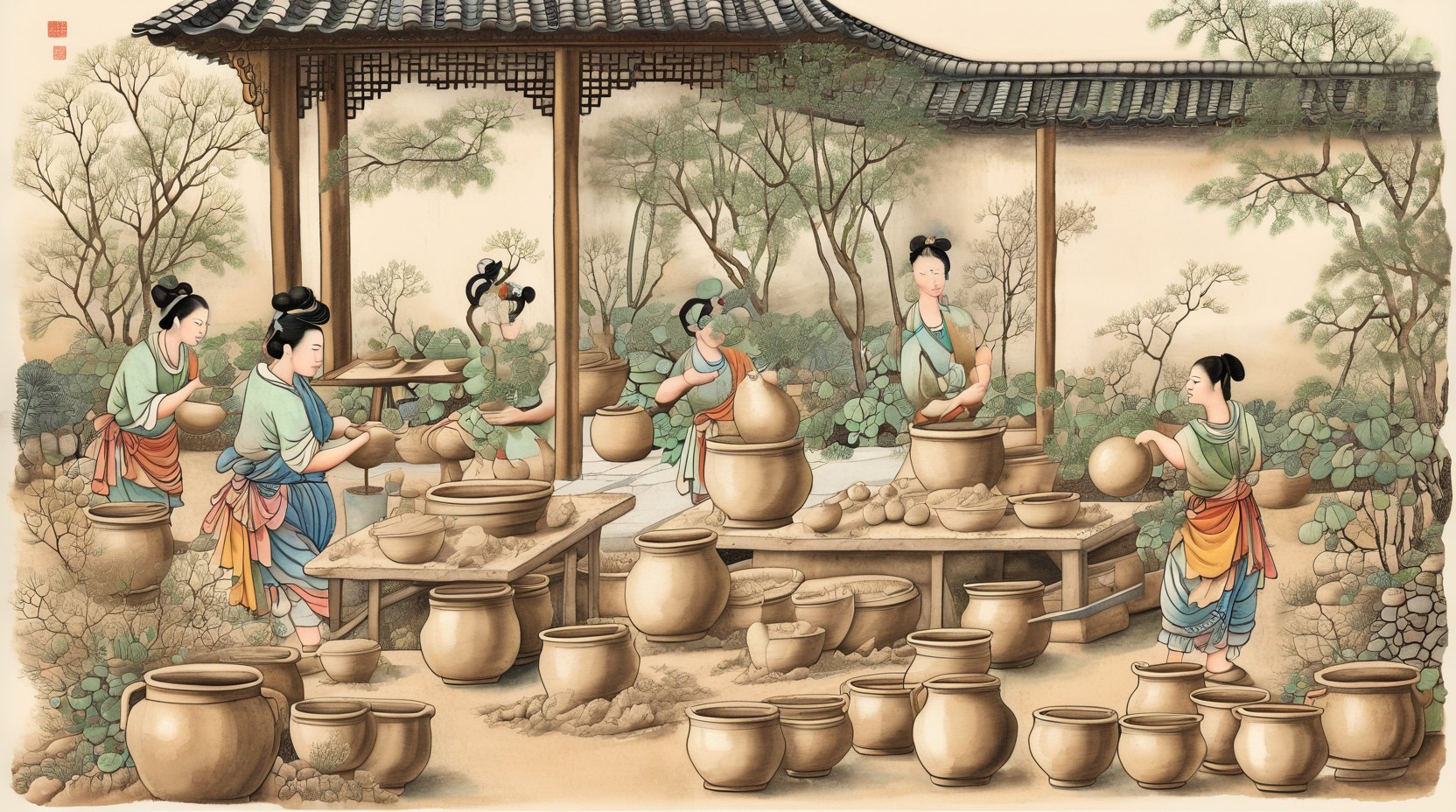 泥塑与彩塑
