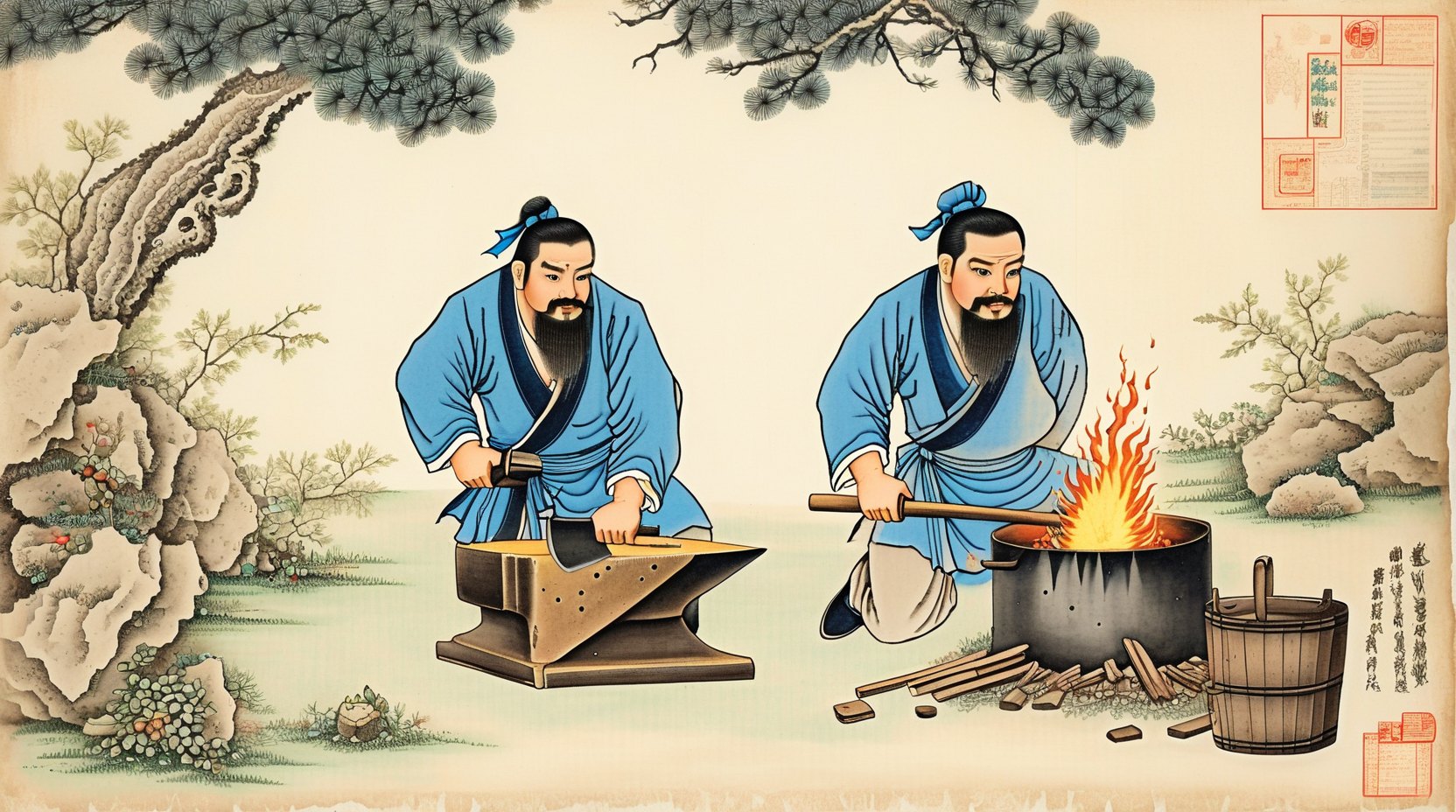 打铁与铁匠铺
