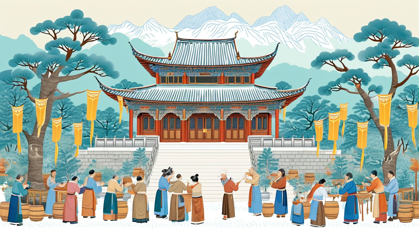 纳西族三朵节之俗