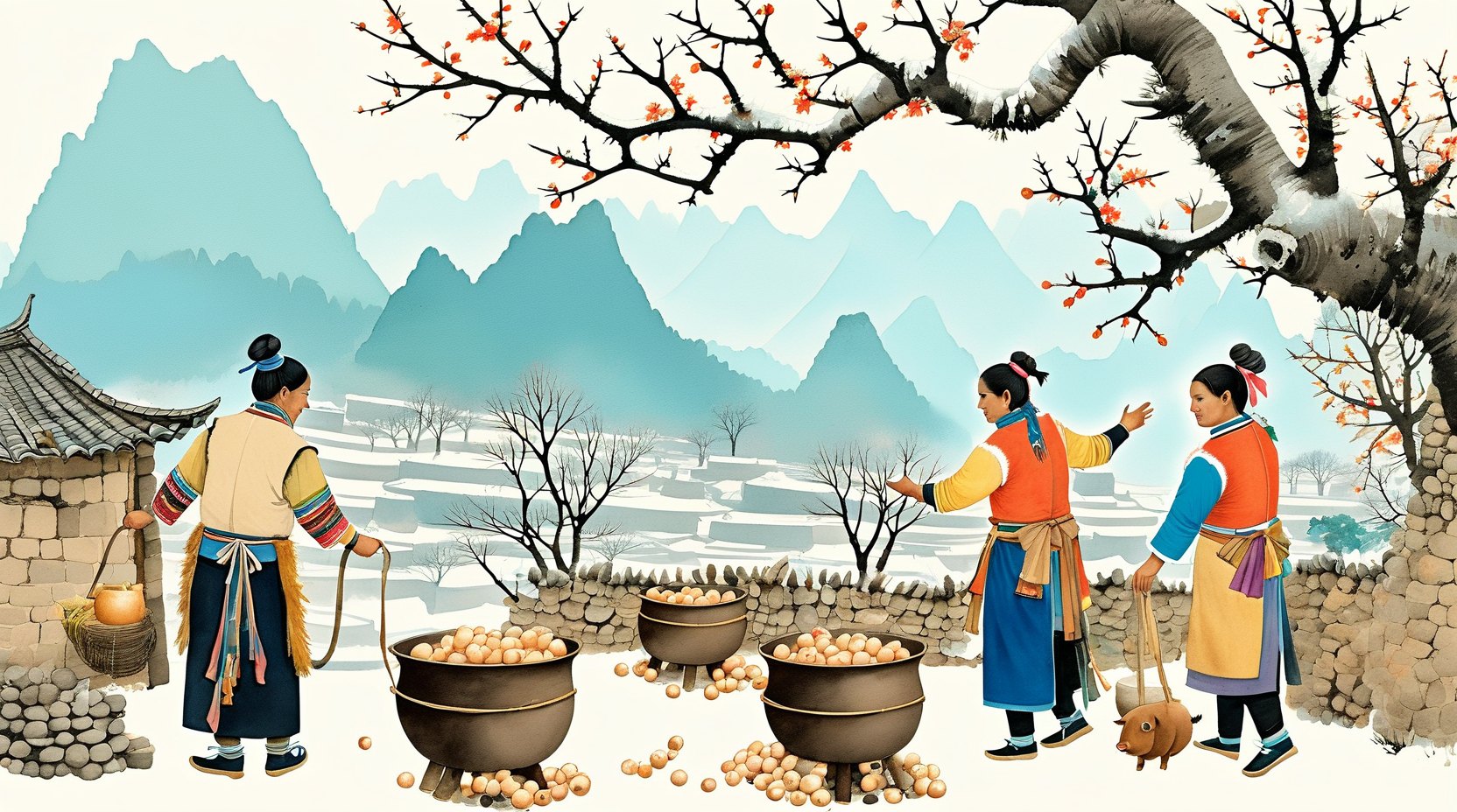 普米族吾昔节之俗