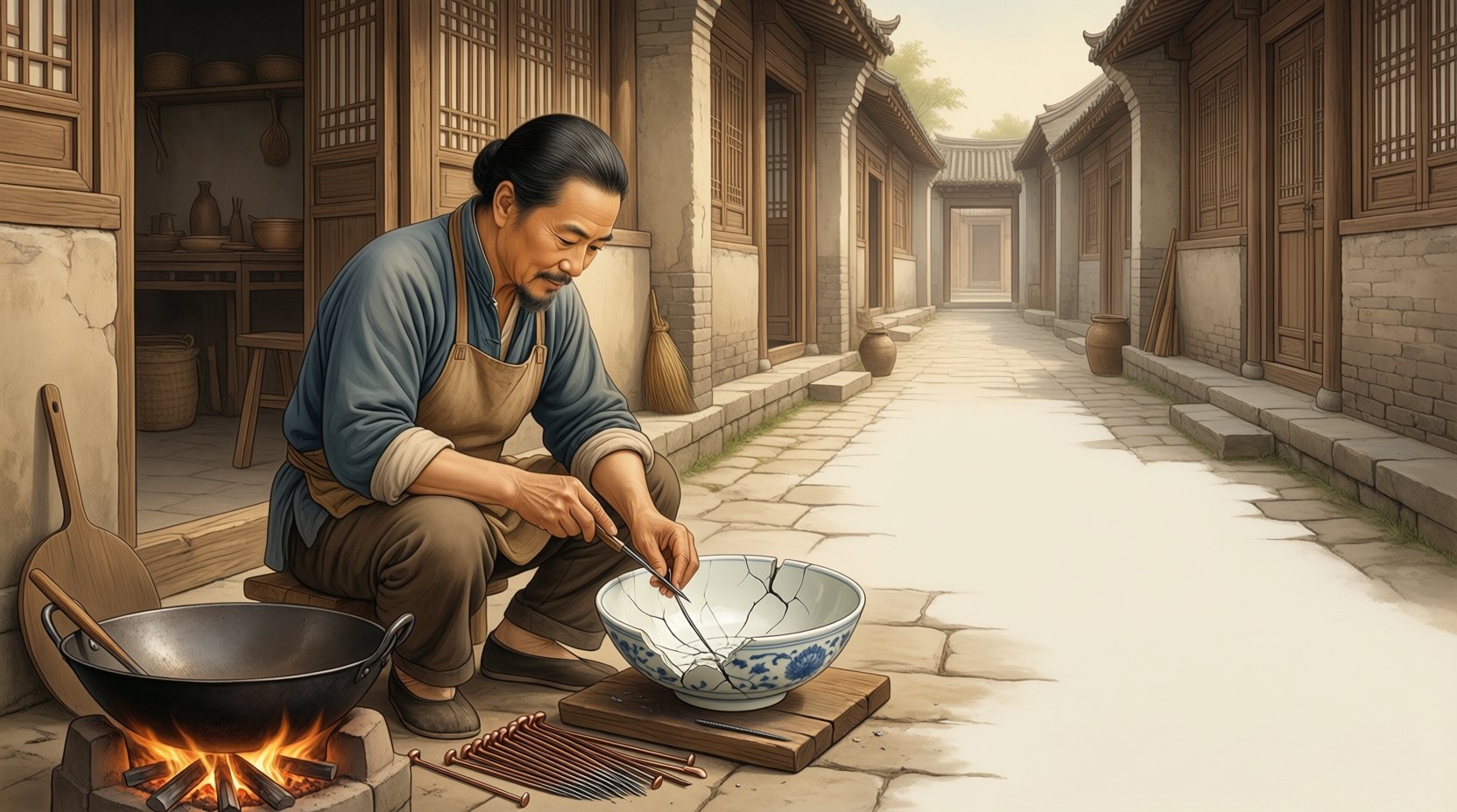 锔碗与补锅
