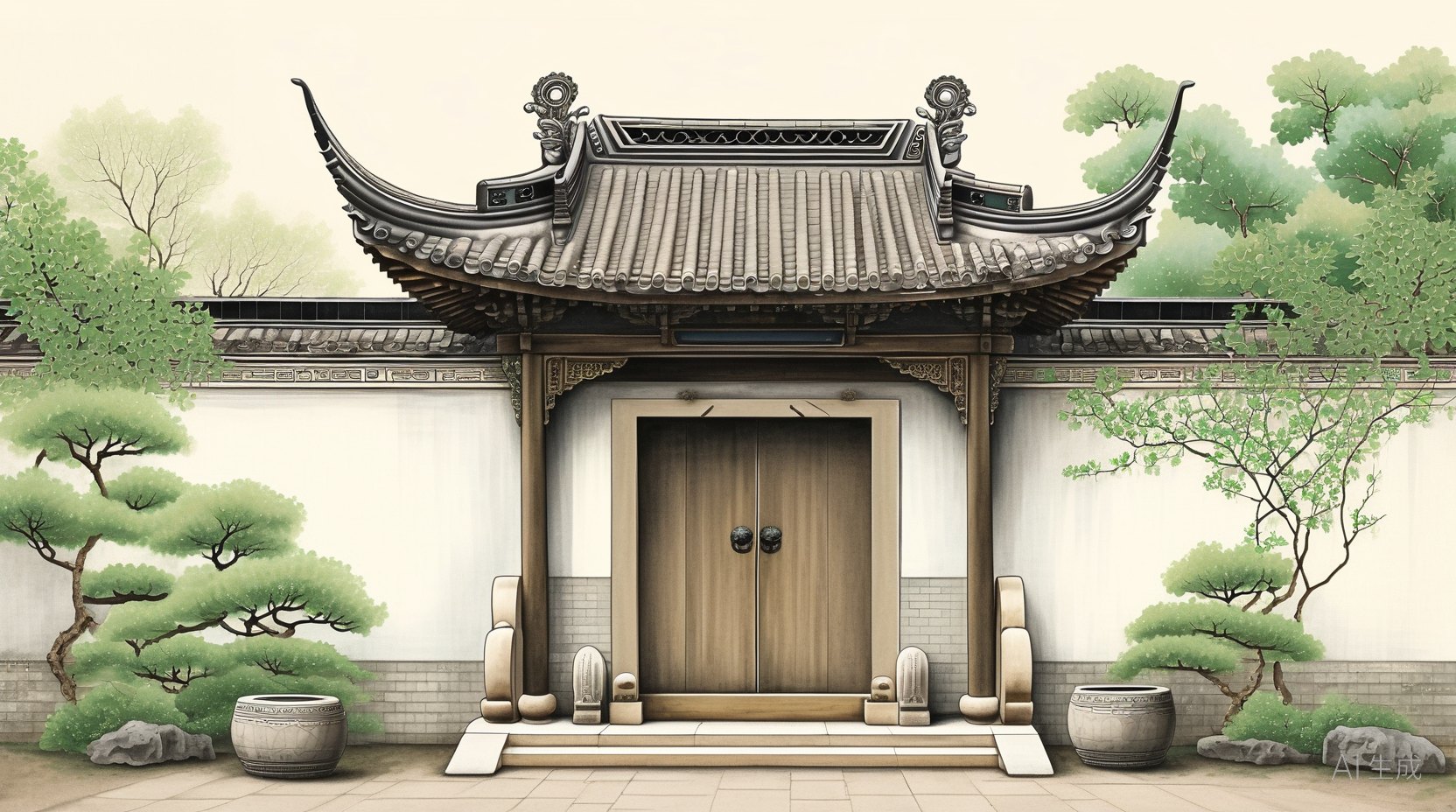 门簪与门墩