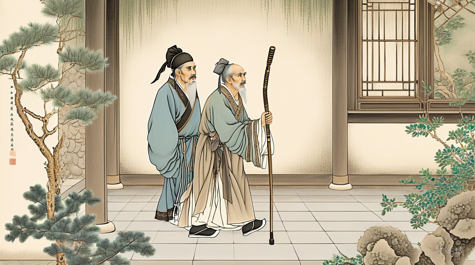 拐杖与寿杖
