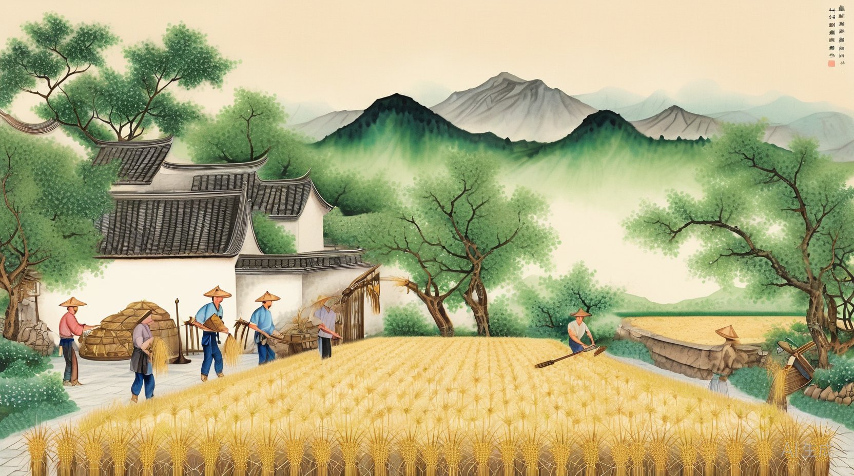 连枷与碌碡