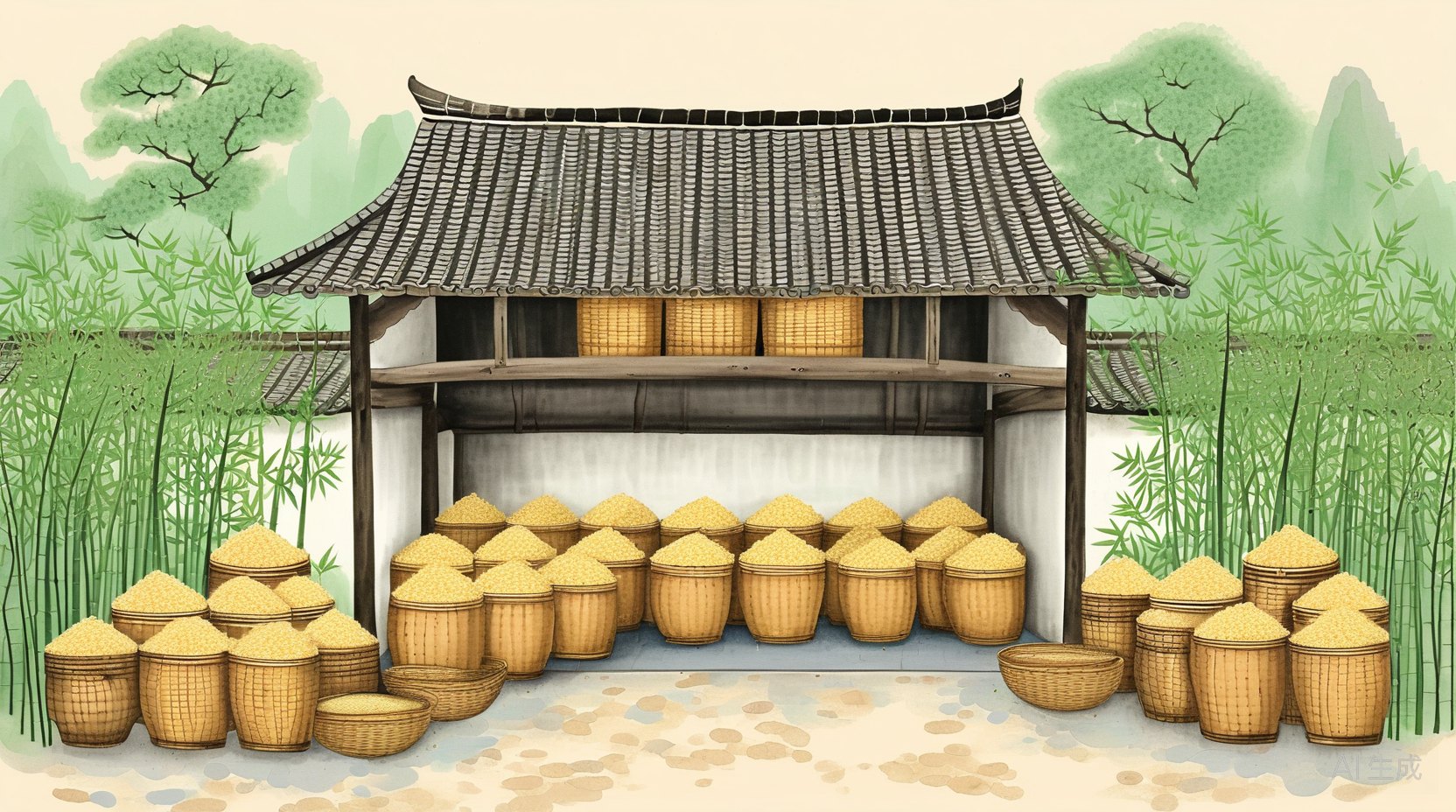 谷仓与囤箩