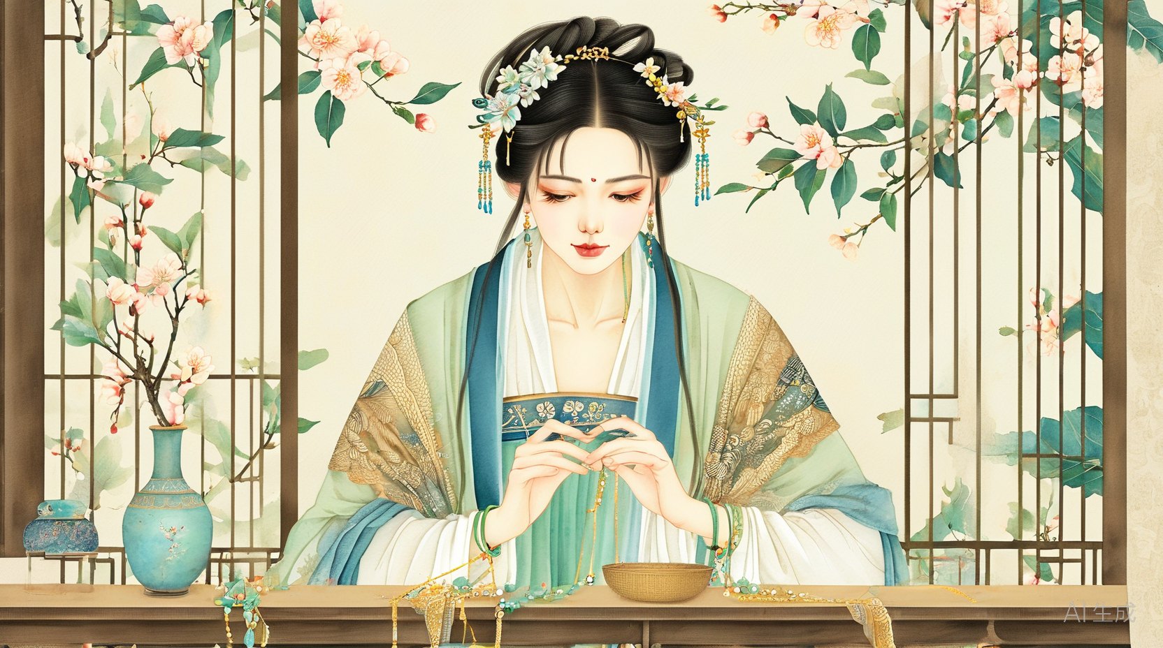乞巧与穿针