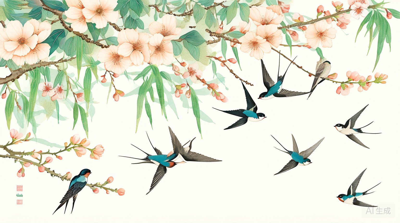 燕子与筑巢