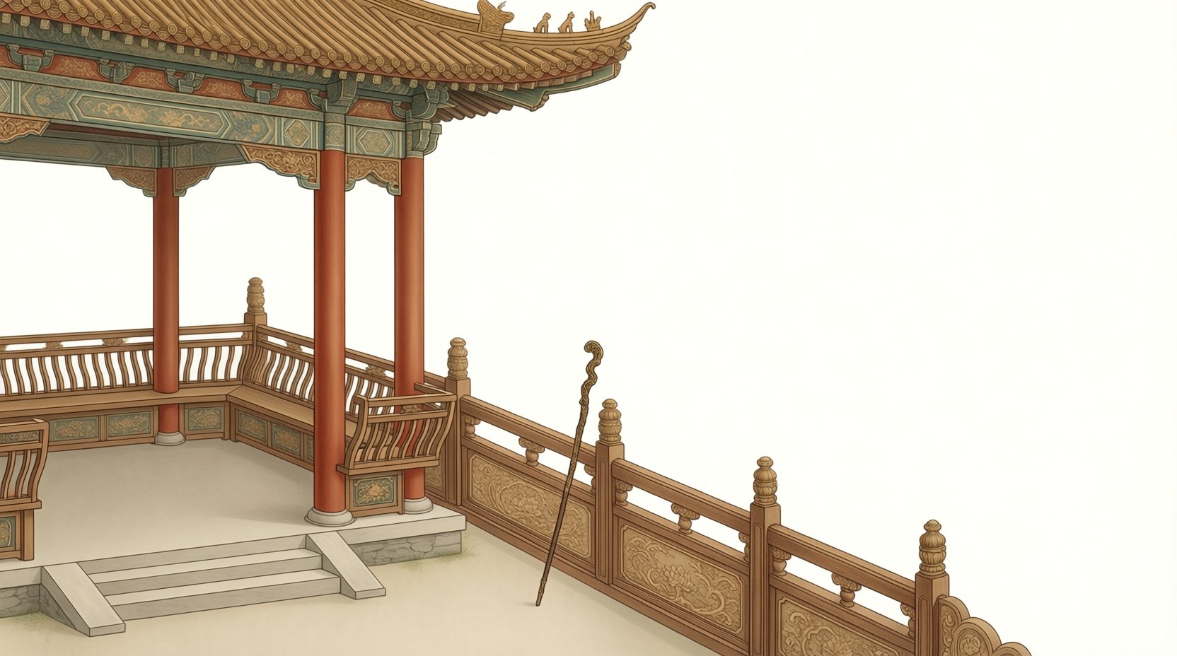 栏杆与寻杖