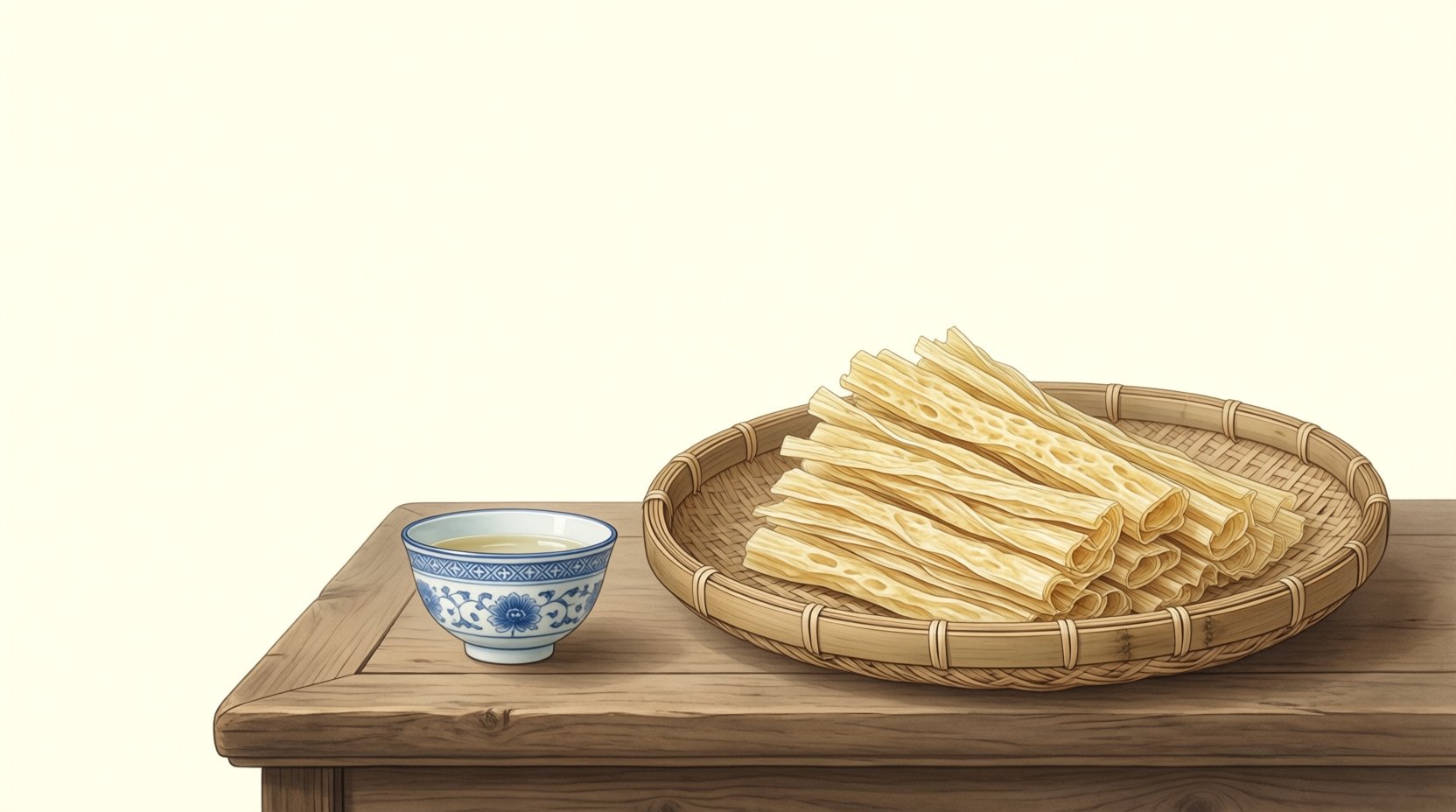 腐竹与豆皮
