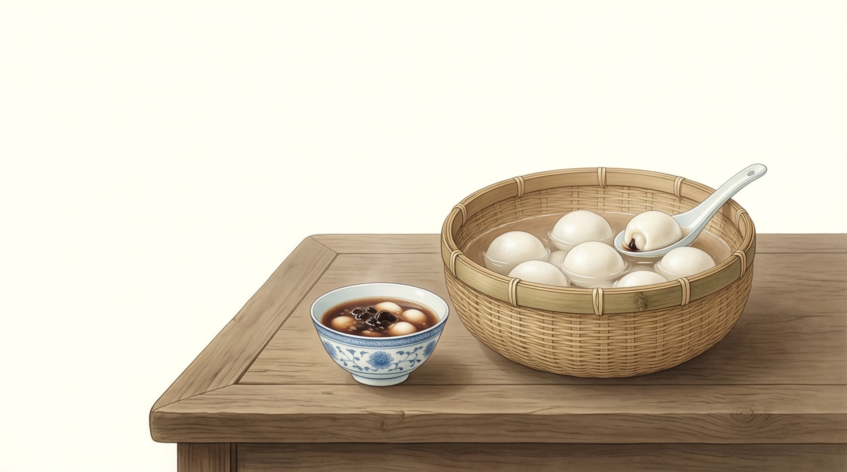 汤圆与醪糟