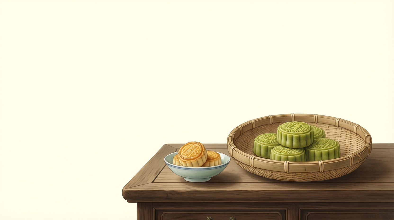 绿豆糕与糕点