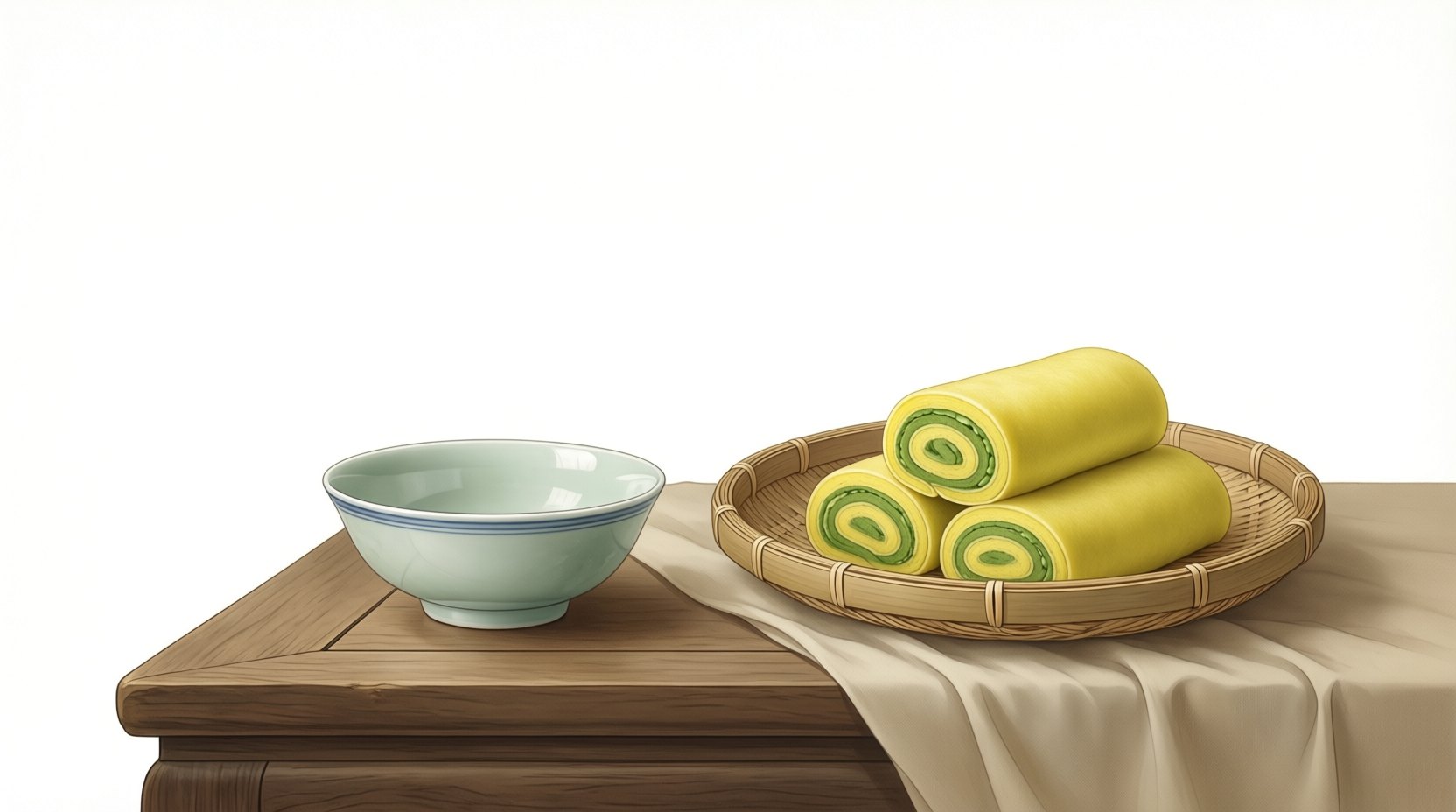 豌豆黄与芸豆卷