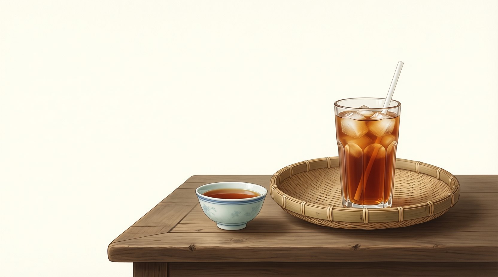 酸梅汤与冰镇
