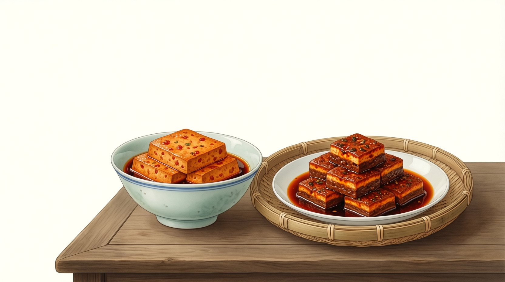 腐乳与酱豆腐