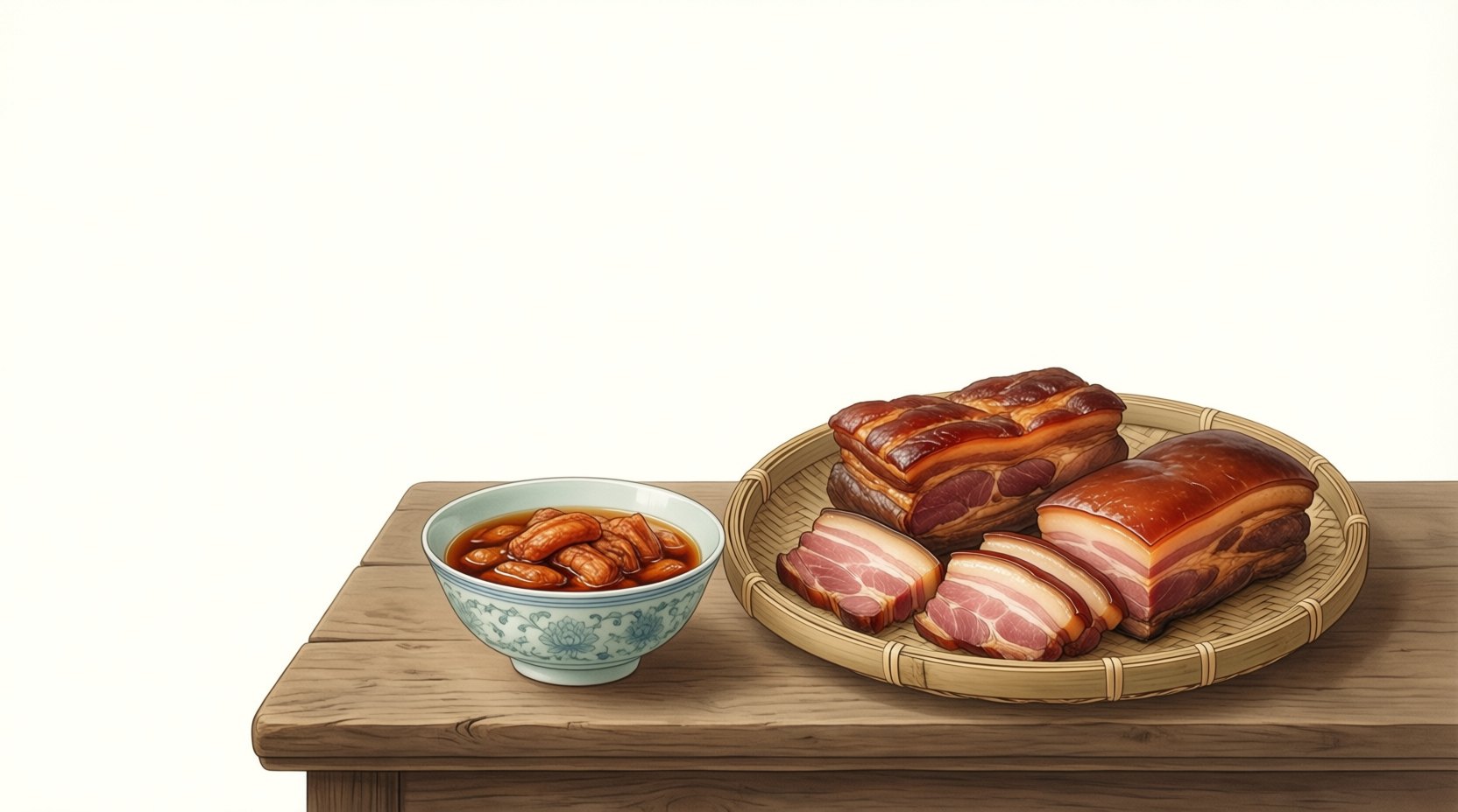 腊肉与腌肉