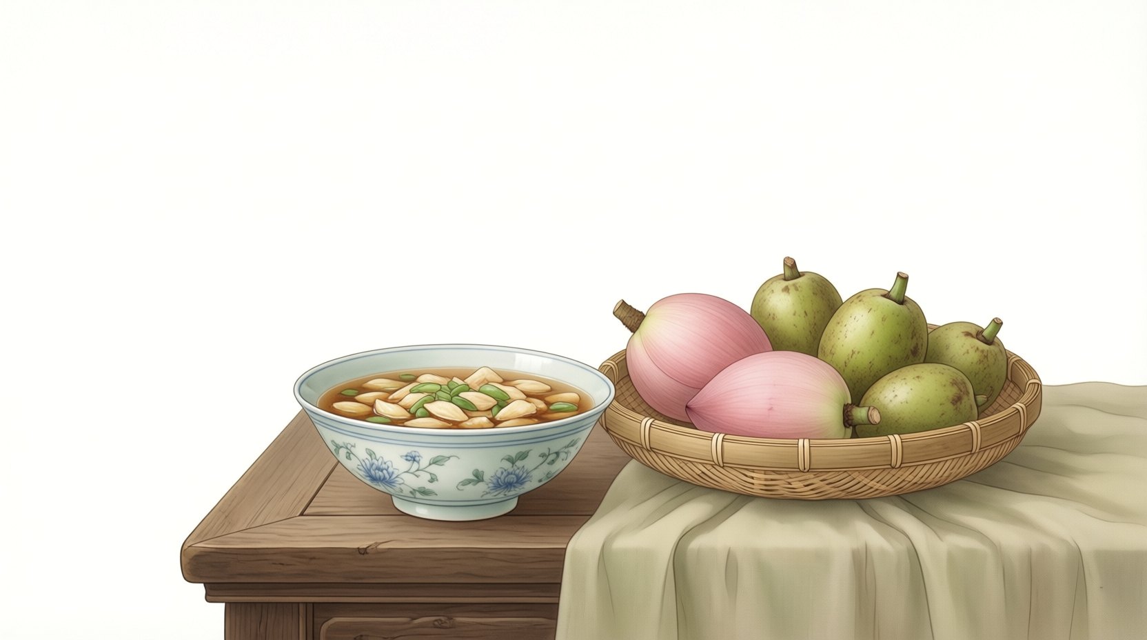 藕粉与荸荠