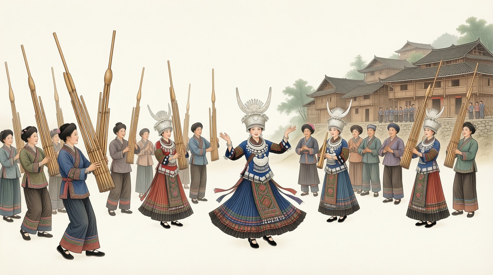 芦笙舞与苗