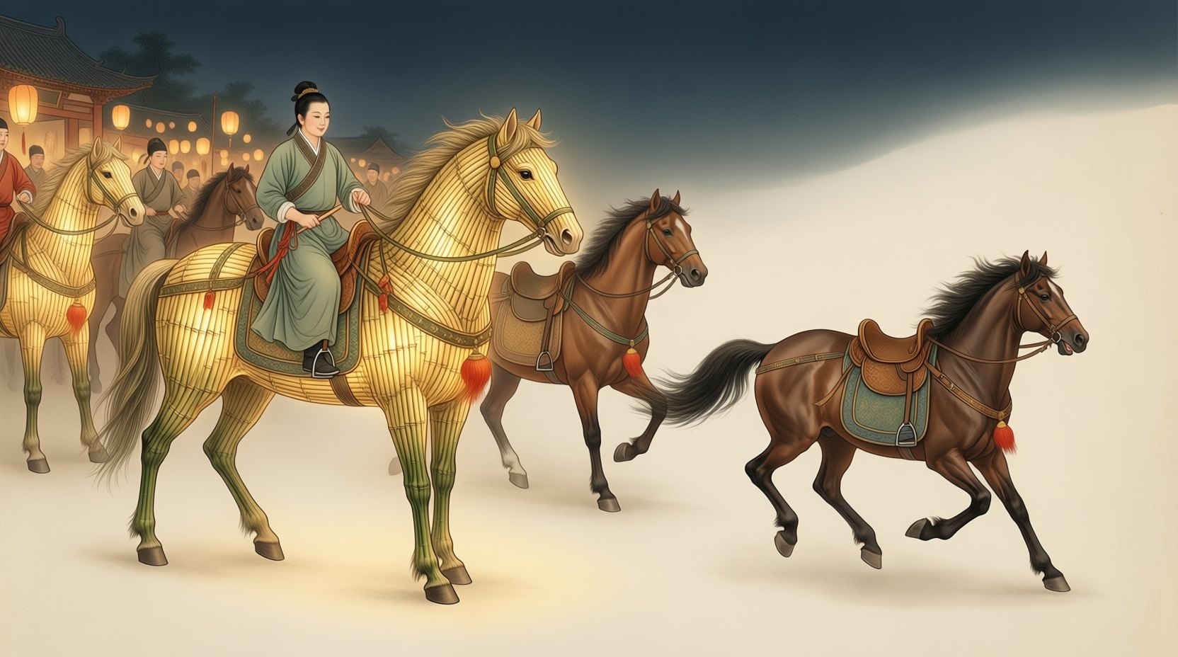 竹马与跑马