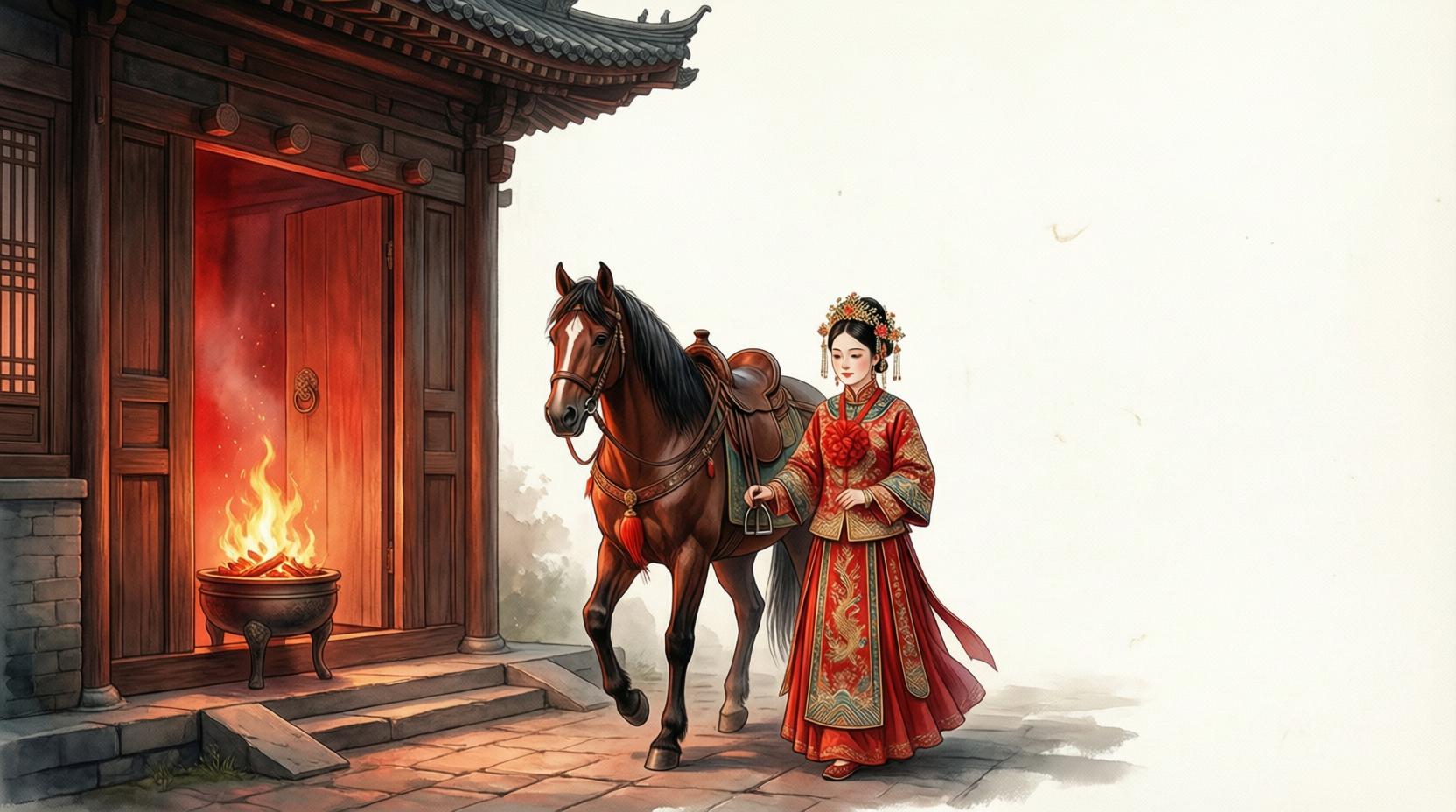 跨火与跨鞍