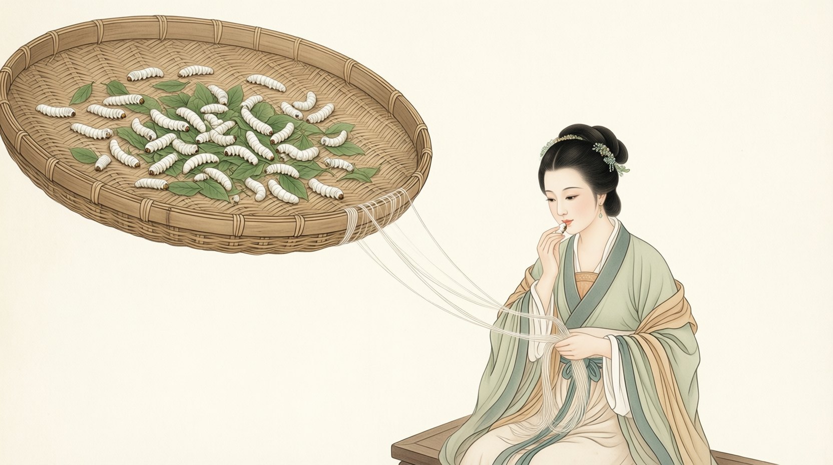 养蚕与观蚕