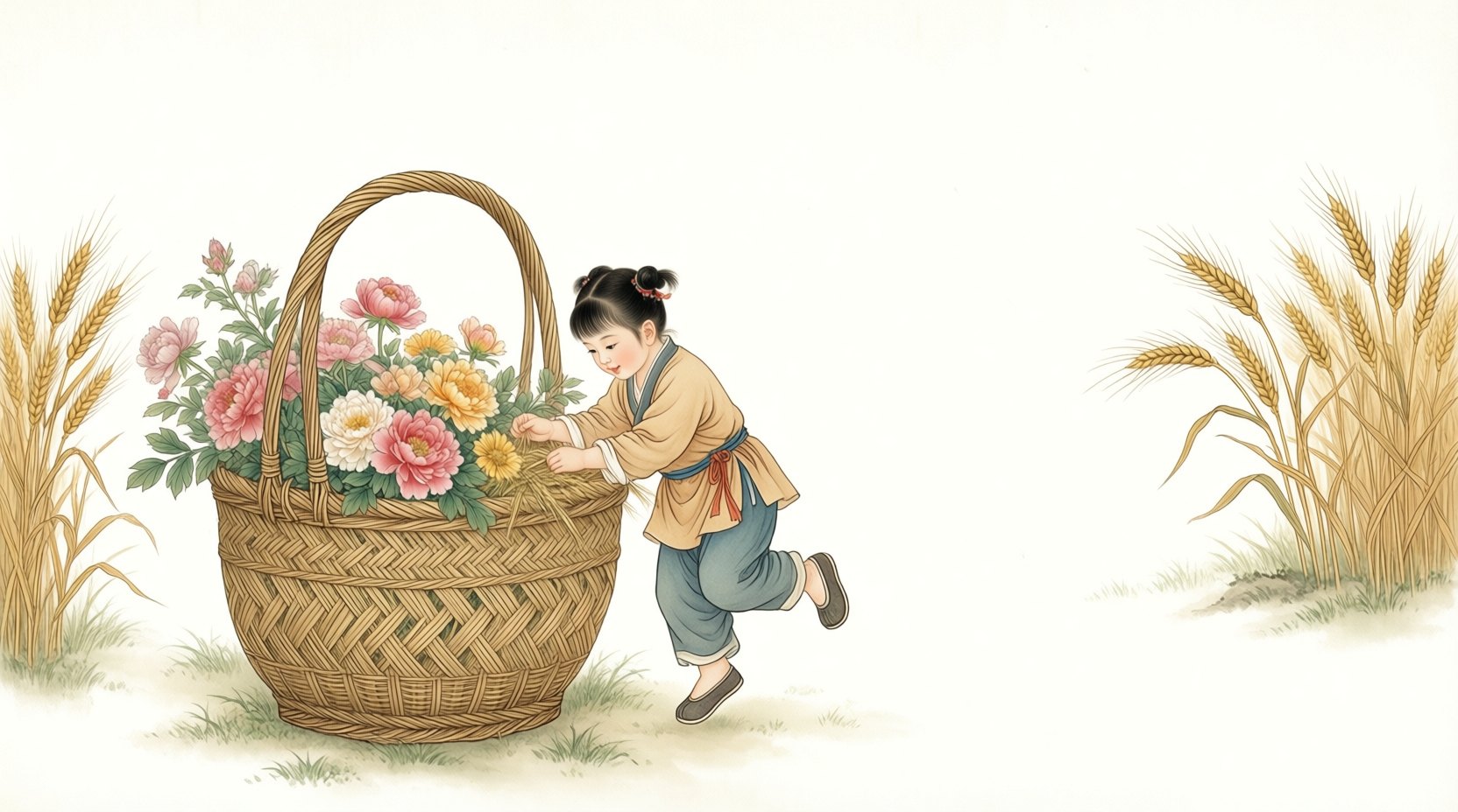 编花篮与跳