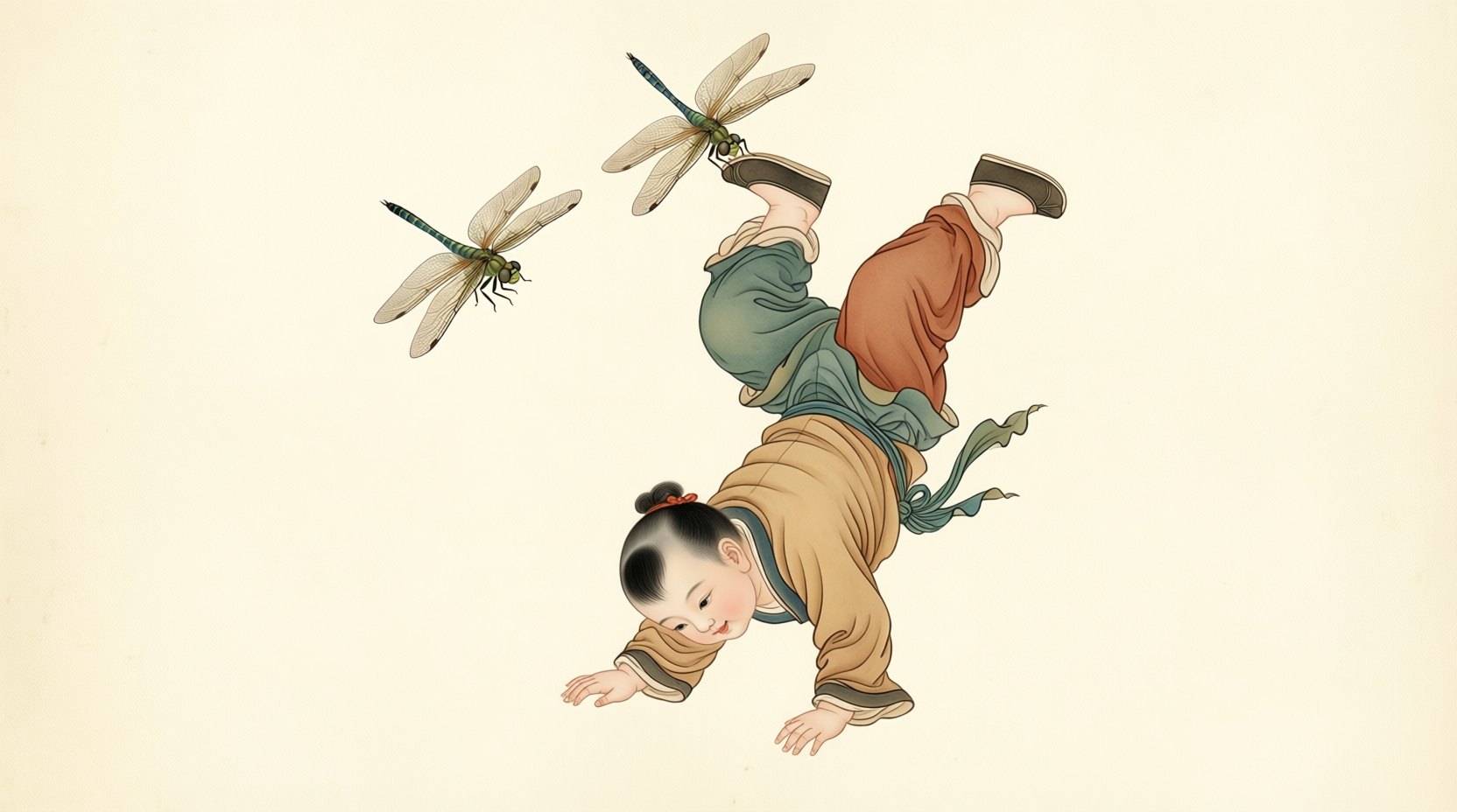 翻跟头与竖蜻