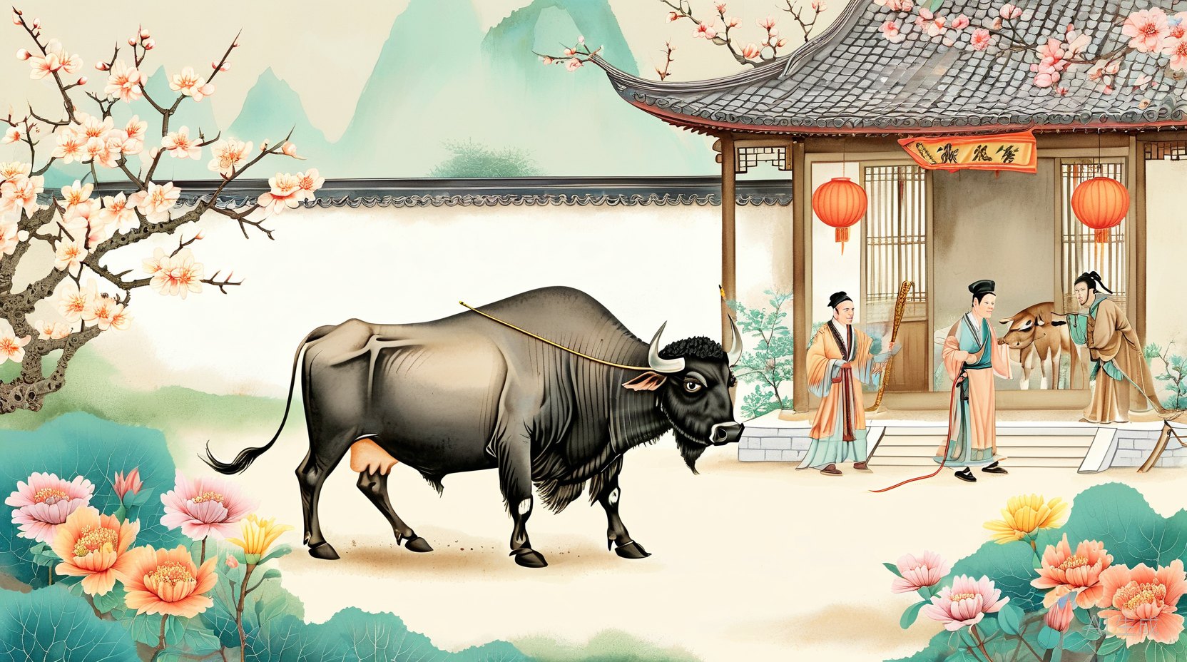 春牛芒神与打春