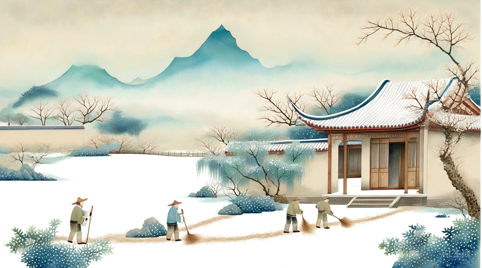 三白与腊雪之占