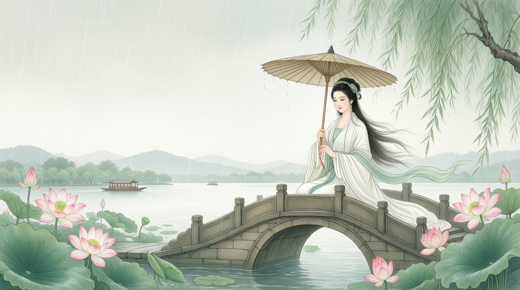 白蛇故事与西湖