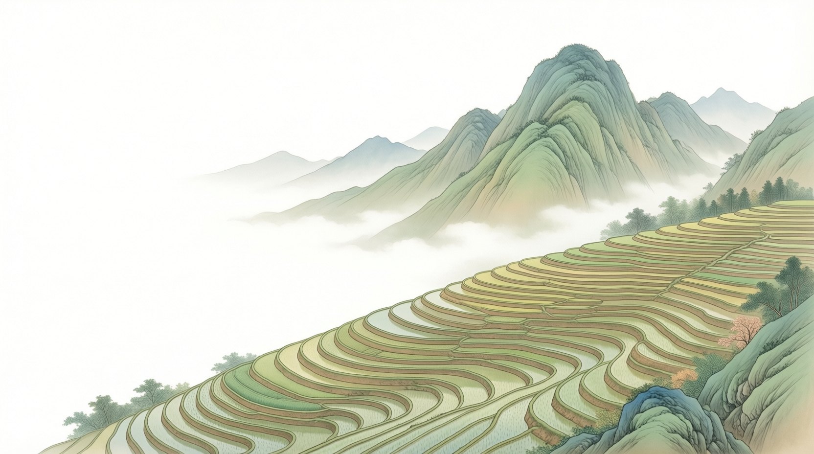 梯田与垦山