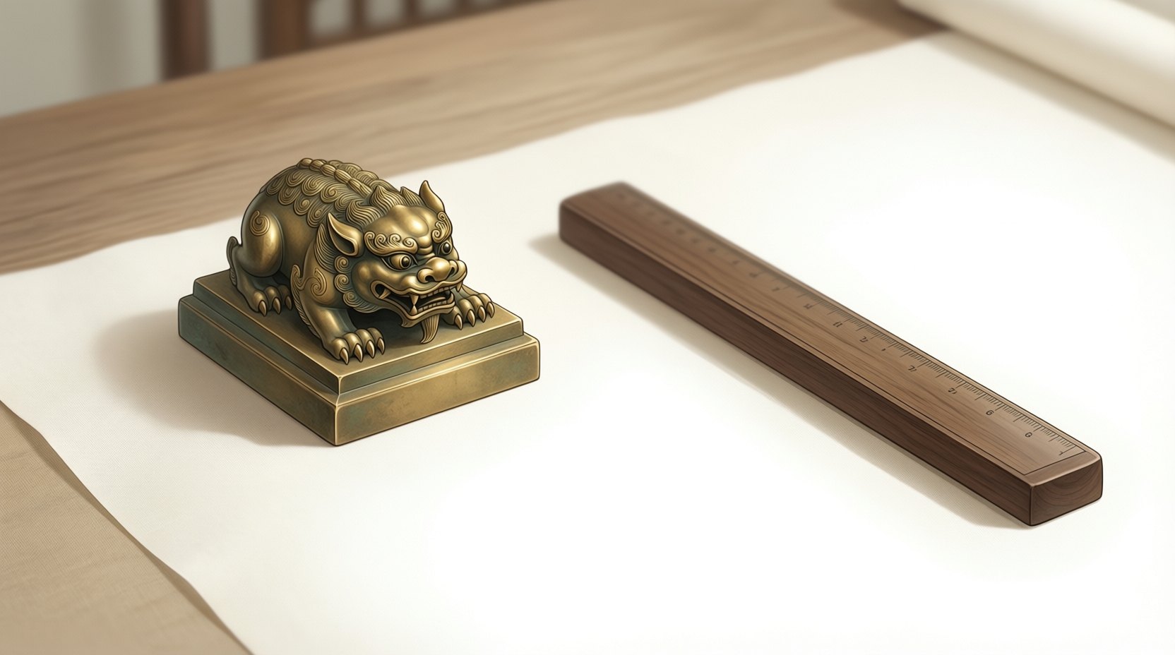 镇纸与压尺