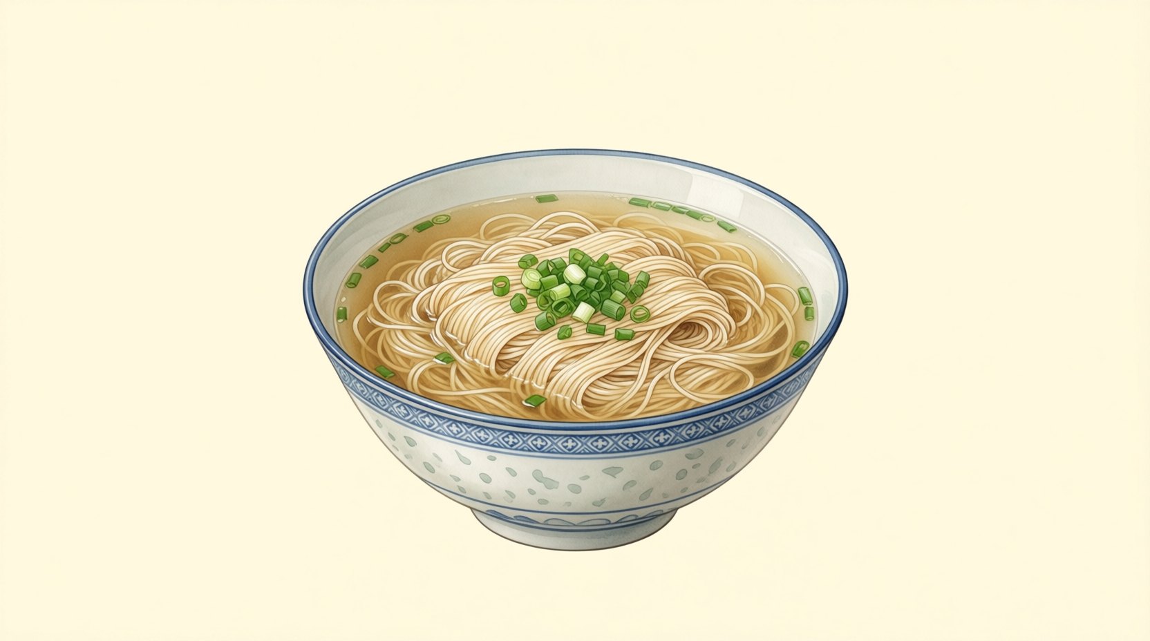阳春面与清汤
