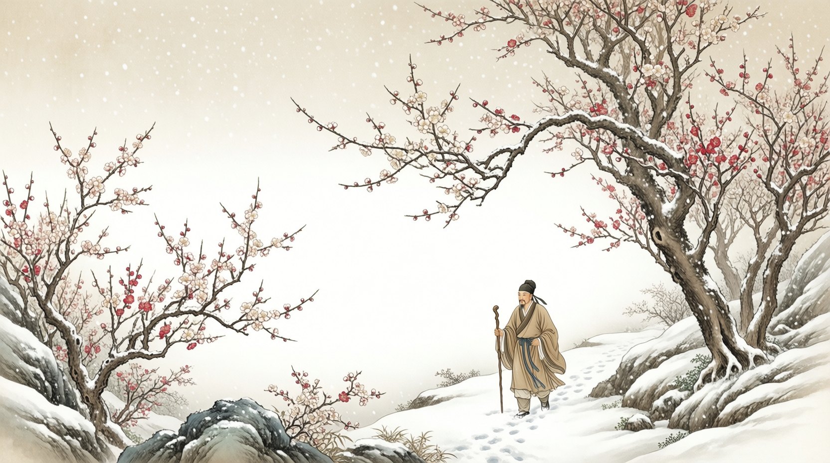 踏雪与寻梅