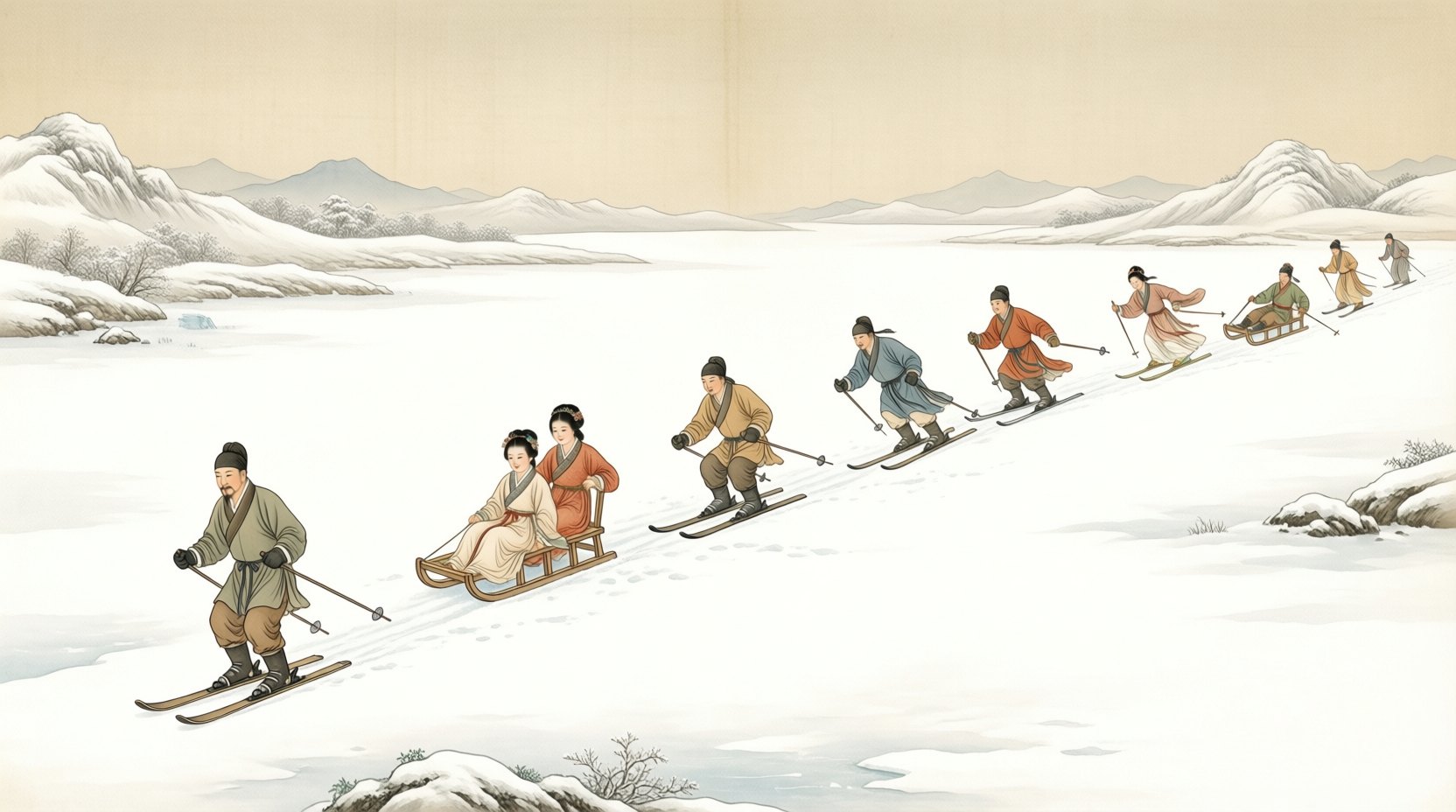 滑雪与雪戏