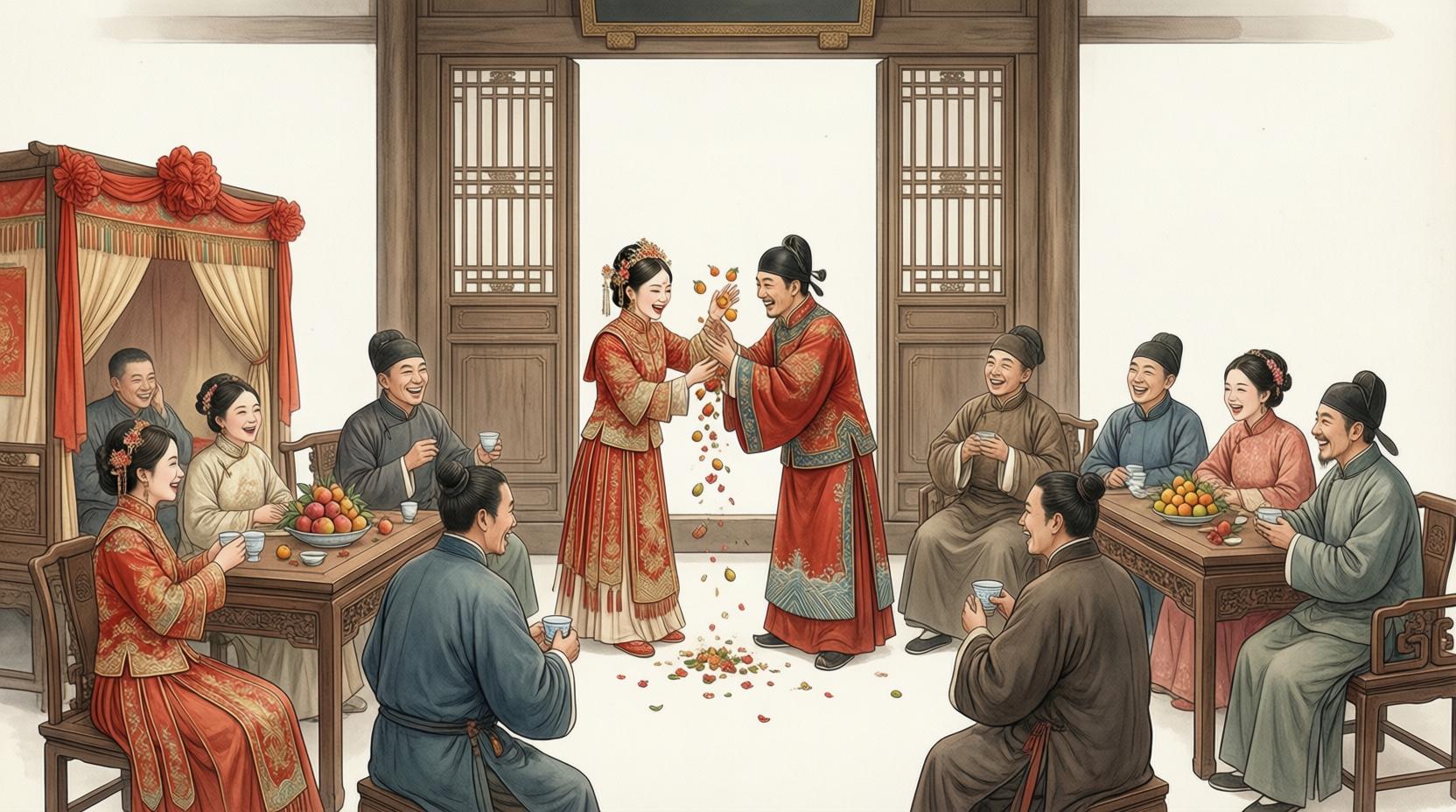 婚俗与谐谑