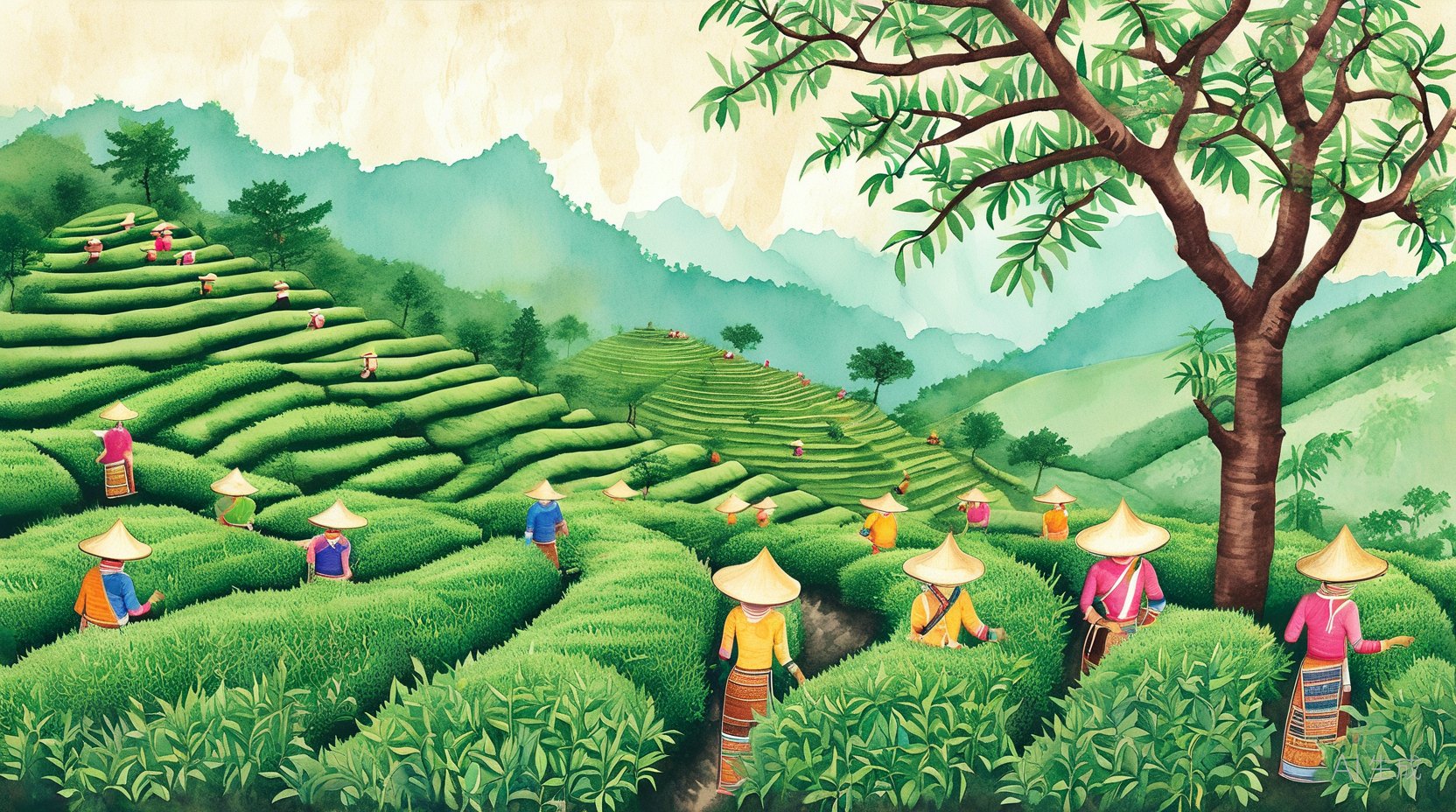 布朗族茶山歌会之俗