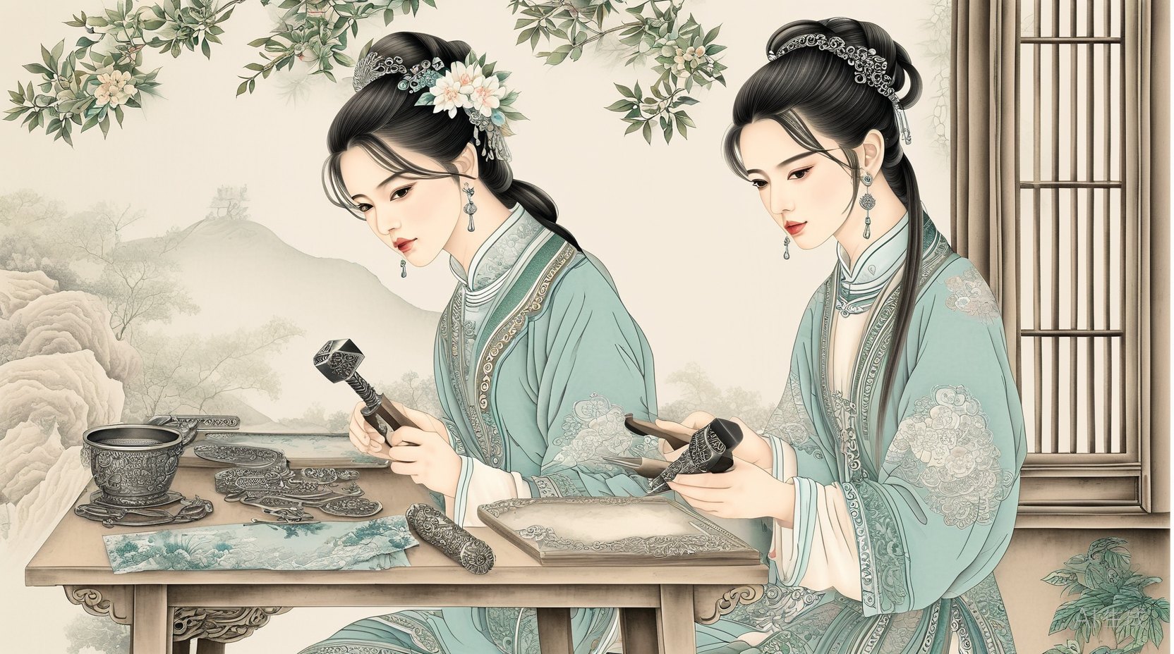 银匠与錾花