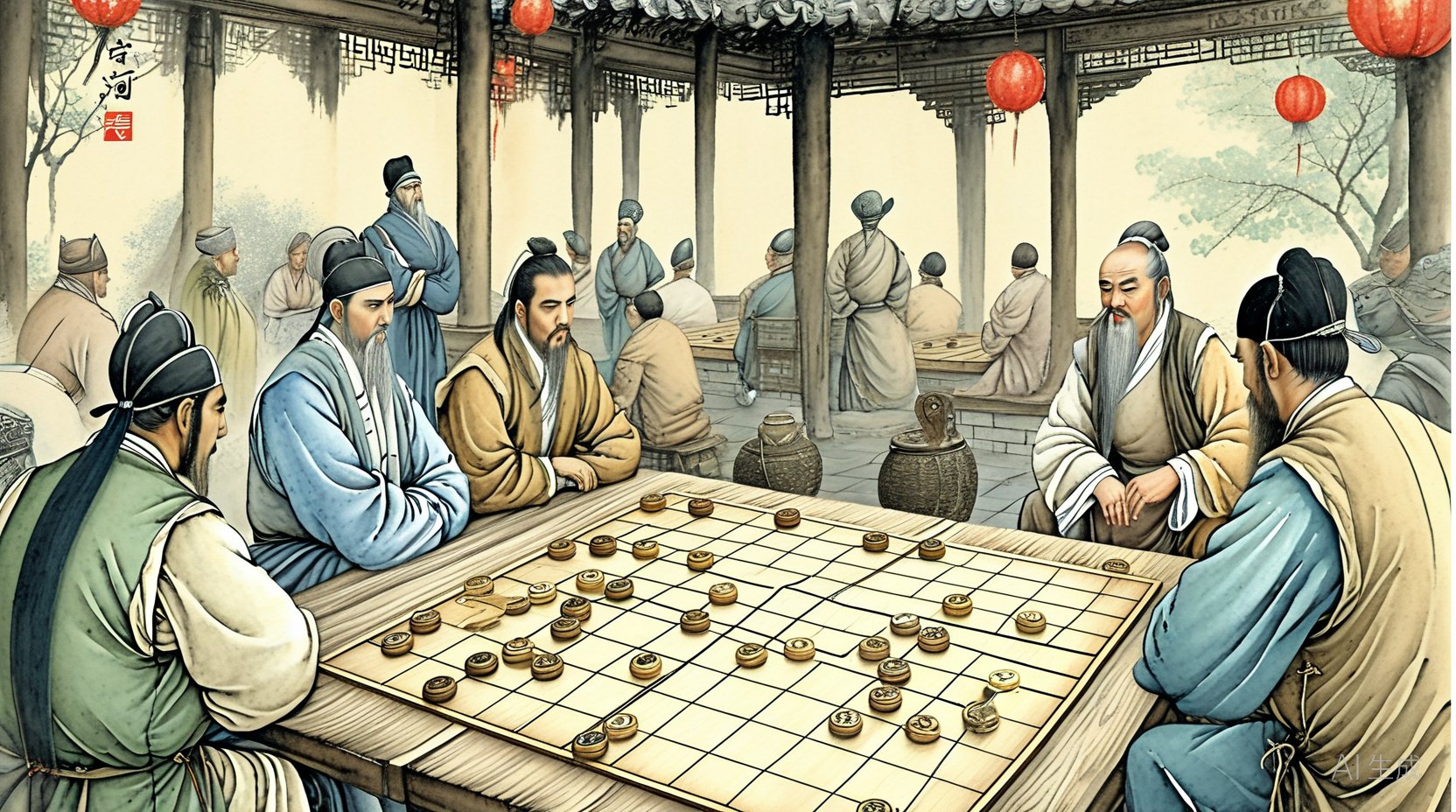 象棋与楚河