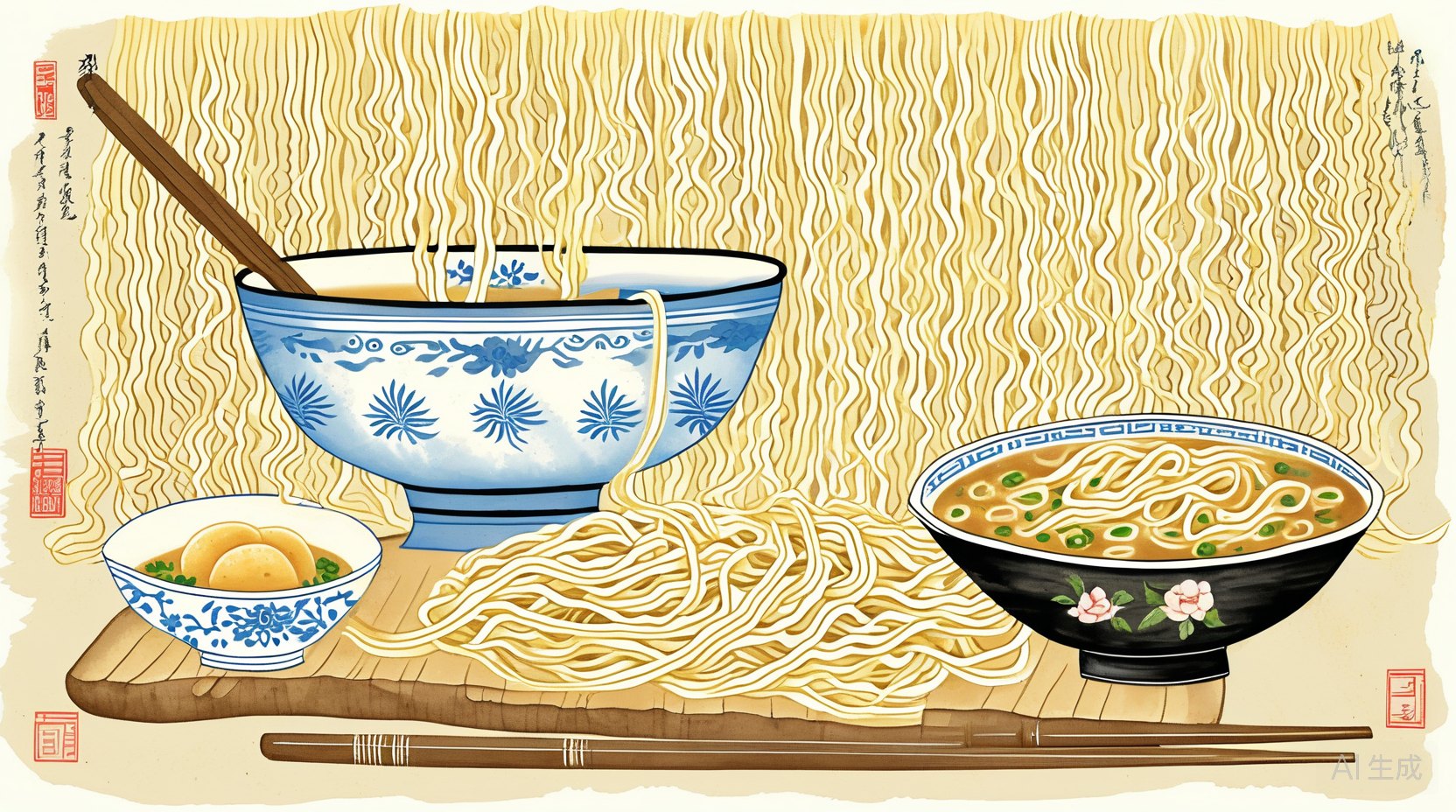 面条与汤饼