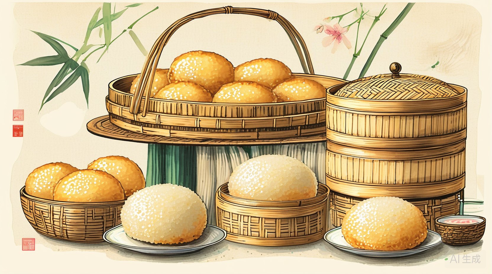 油条与粢饭