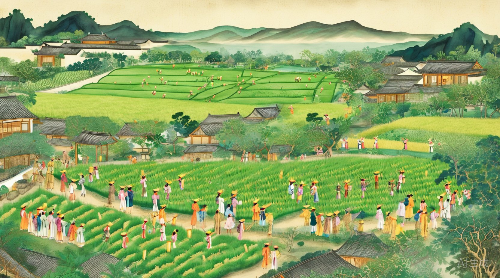 照田蚕与祈年