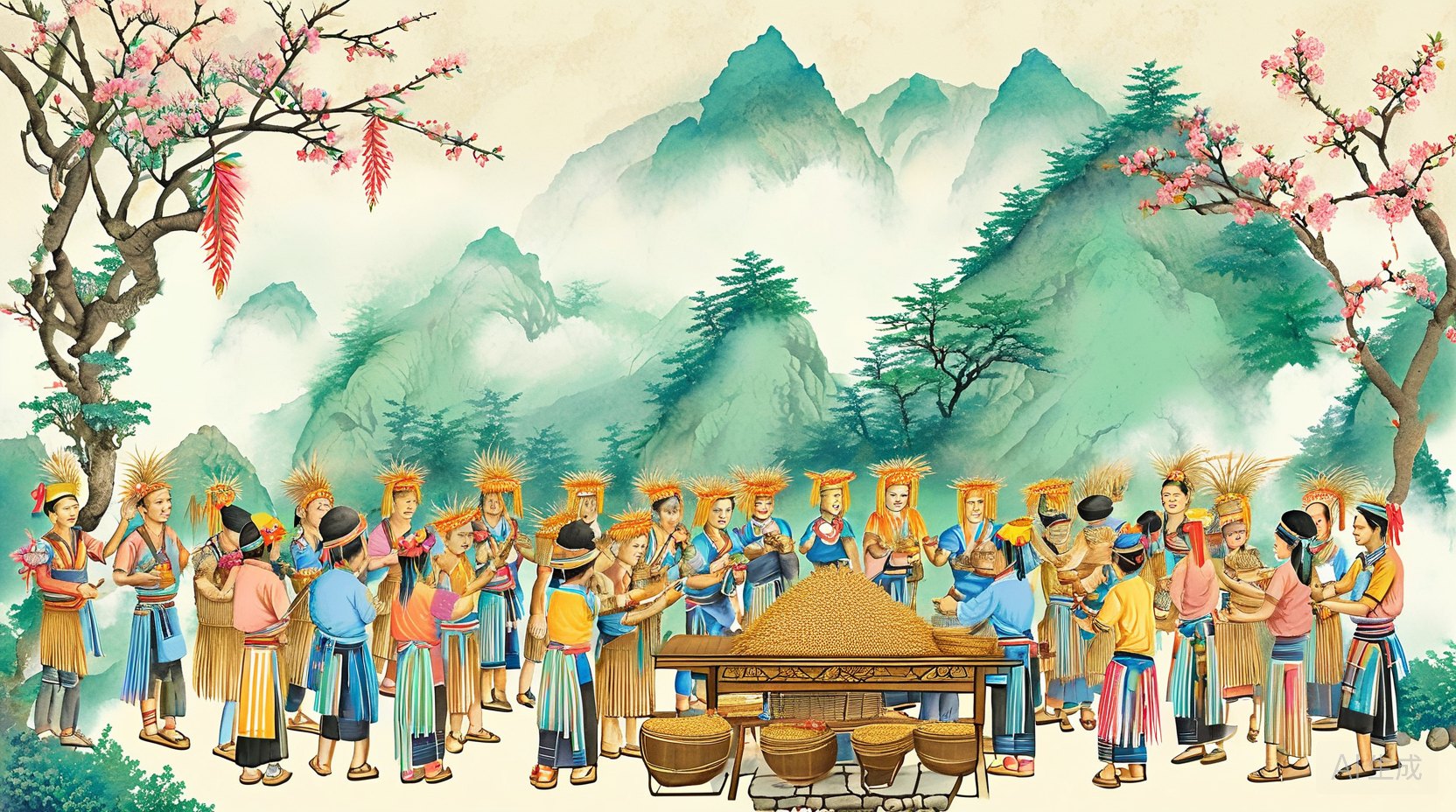 高山族丰年祭之俗