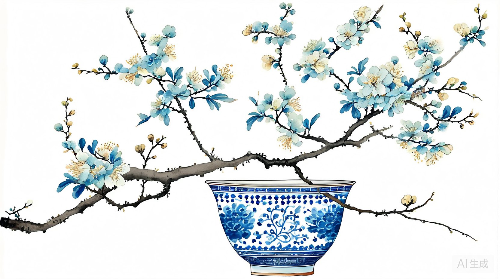 青花与釉下彩