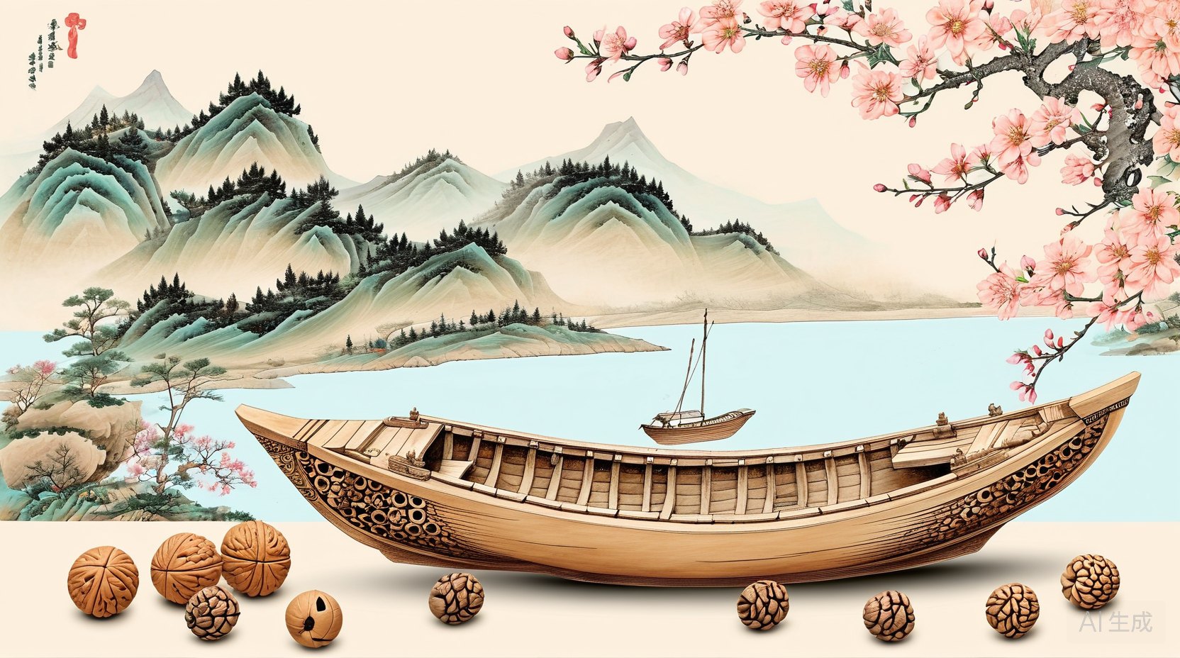 核雕与桃核