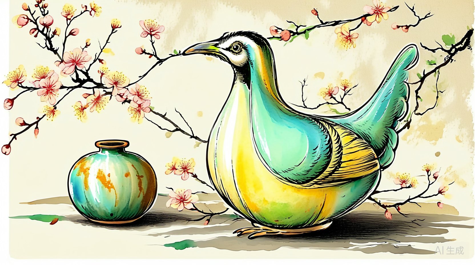 唐三彩与三彩